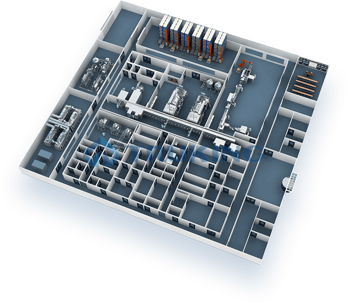 Solution intégrée pour la production de lyophilisation